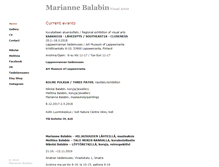 Tablet Screenshot of marianne.balabin.net