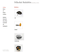 Tablet Screenshot of nikolai.balabin.net